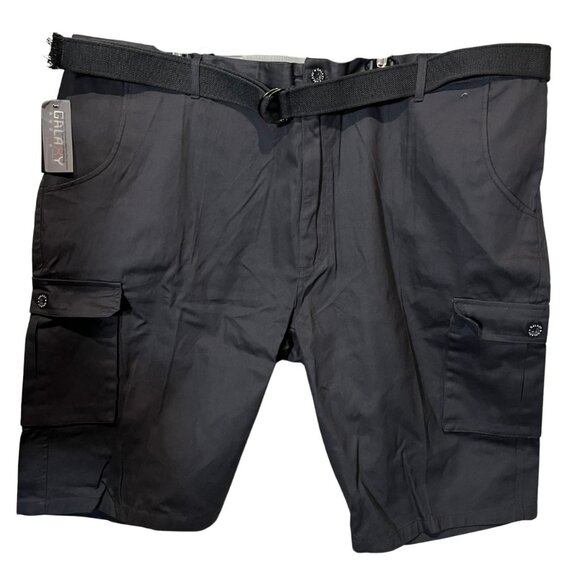 NEW- Galaxy by Harvic Men's Gray Cargo Shorts Size 48 - Picture 1 of 4